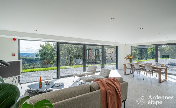 Luxe vakantievilla met sauna en terras in Auby-sur-semois, Belgische Ardennen