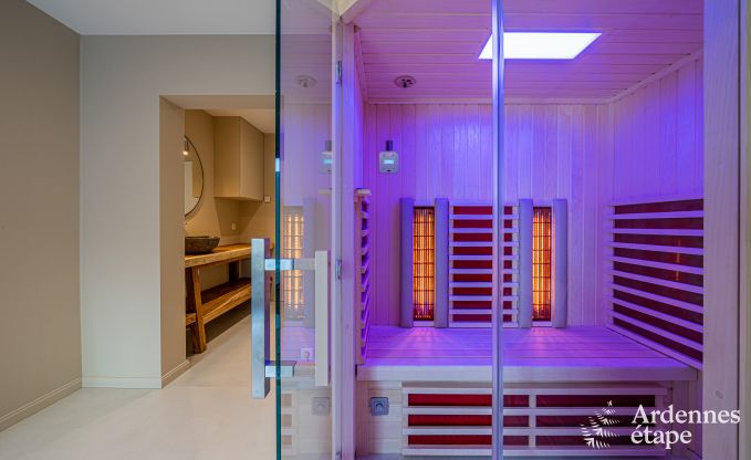 Luxe vakantievilla met sauna en terras in Auby-sur-semois, Belgische Ardennen