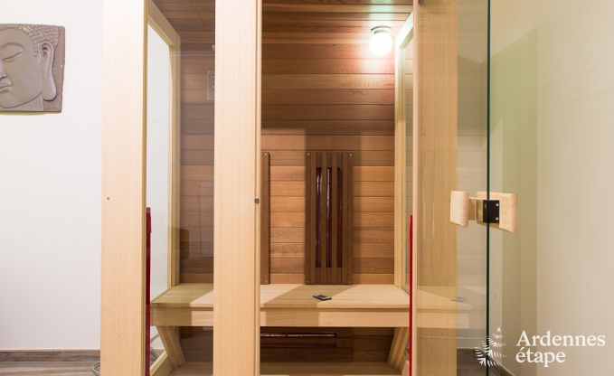 Vakantiehuis voor 12 personen met sauna en subliem terras in Bouillon