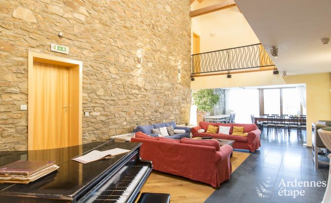 Vakantiehuis voor groepen met jacuzzi en sauna te huur in Bouillon