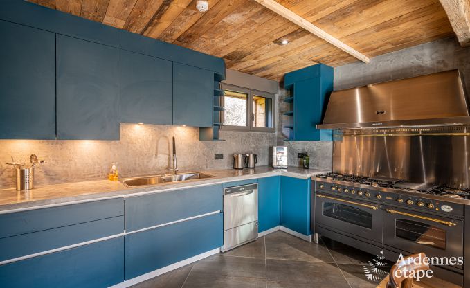 Luxe chalet in Brognon voor 20 personen met verwarmd buitenzwembad, outdoor jacuzzi en sauna op het meer