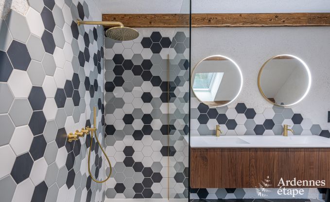 Luxe chalet in Brognon voor 20 personen met verwarmd buitenzwembad, outdoor jacuzzi en sauna op het meer