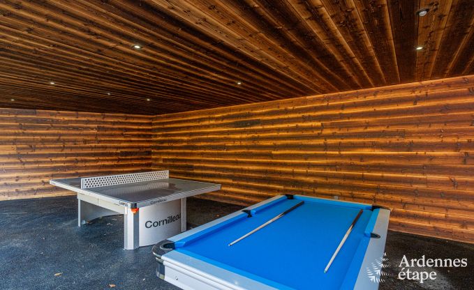 Luxe chalet in Brognon voor 20 personen met verwarmd buitenzwembad, outdoor jacuzzi en sauna op het meer