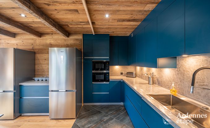 Luxe chalet in Brognon voor 20 personen met verwarmd buitenzwembad, outdoor jacuzzi en sauna op het meer