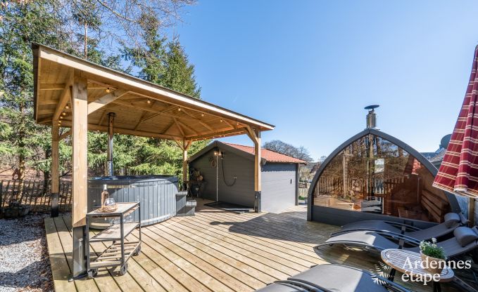 Charmante vakantiewoning in Bullange: voor 4 personen met hottub en sauna