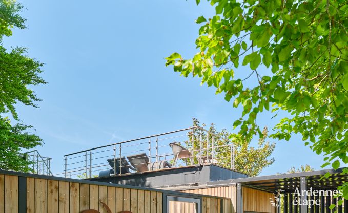 Unieke fermette voor 2 personen in B�llingen met priv�sauna, jacuzzi en buitendouche