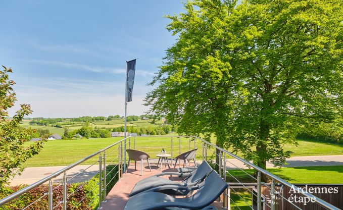 Unieke fermette voor 2 personen in B�llingen met priv�sauna, jacuzzi en buitendouche