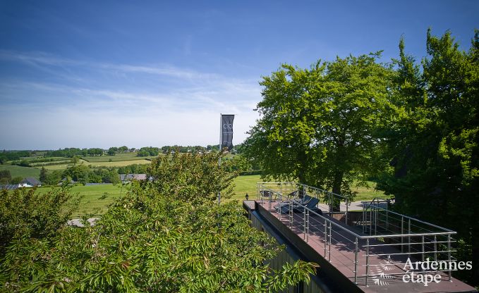 Unieke fermette voor 2 personen in B�llingen met priv�sauna, jacuzzi en buitendouche