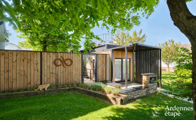 Unieke fermette voor 2 personen in B�llingen met priv�sauna, jacuzzi en buitendouche