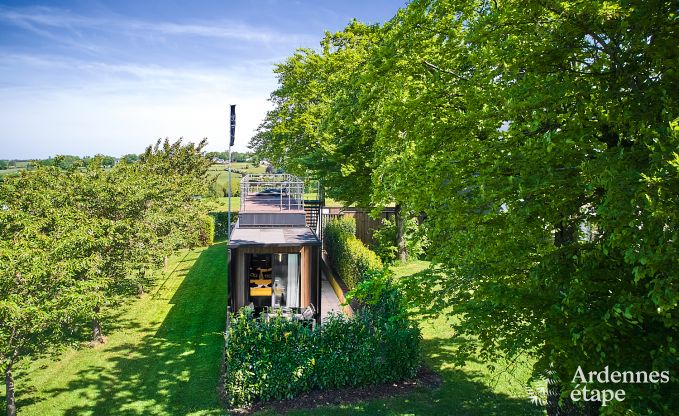 Unieke fermette voor 2 personen in B�llingen met priv�sauna, jacuzzi en buitendouche