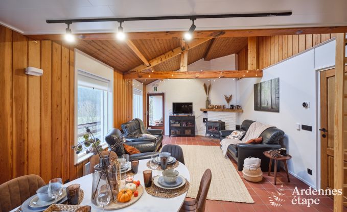 Gezellige chalet in Burg-Reuland: perfect vakantiehuis voor 6 personen met sauna en priv�tuin in de Oostkantons