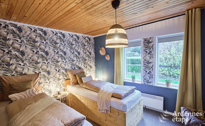 Gezellige chalet in Burg-Reuland: perfect vakantiehuis voor 6 personen met sauna en priv�tuin in de Oostkantons
