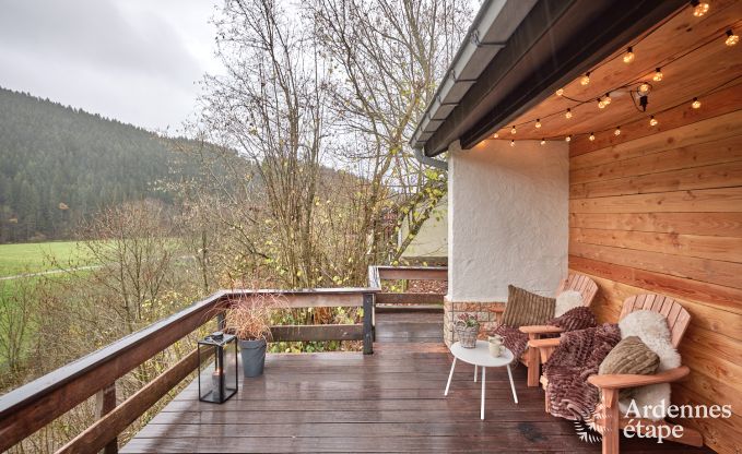Gezellige chalet in Burg-Reuland: perfect vakantiehuis voor 6 personen met sauna en priv�tuin in de Oostkantons