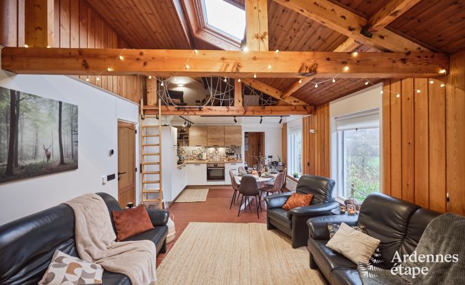 Gezellige chalet in Burg-Reuland: perfect vakantiehuis voor 6 personen met sauna en priv�tuin in de Oostkantons