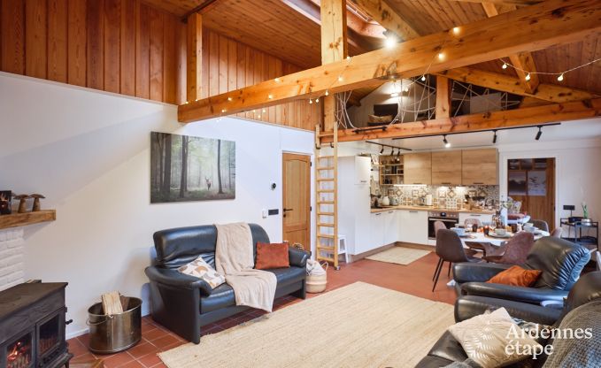 Gezellige chalet in Burg-Reuland: perfect vakantiehuis voor 6 personen met sauna en priv�tuin in de Oostkantons