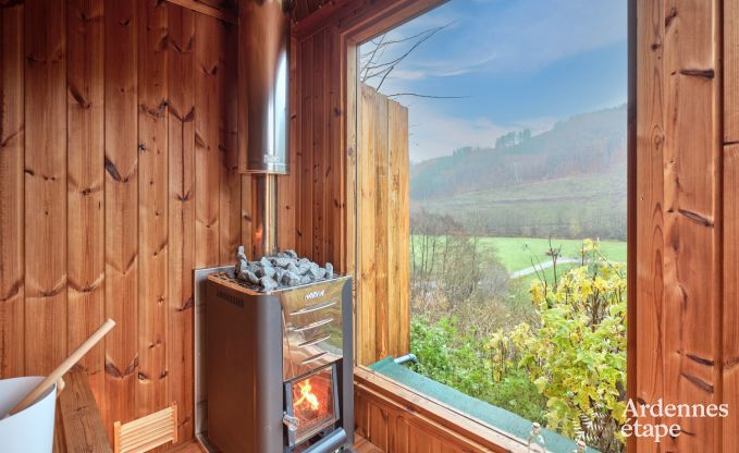 Gezellige chalet in Burg-Reuland: perfect vakantiehuis voor 6 personen met sauna en priv�tuin in de Oostkantons