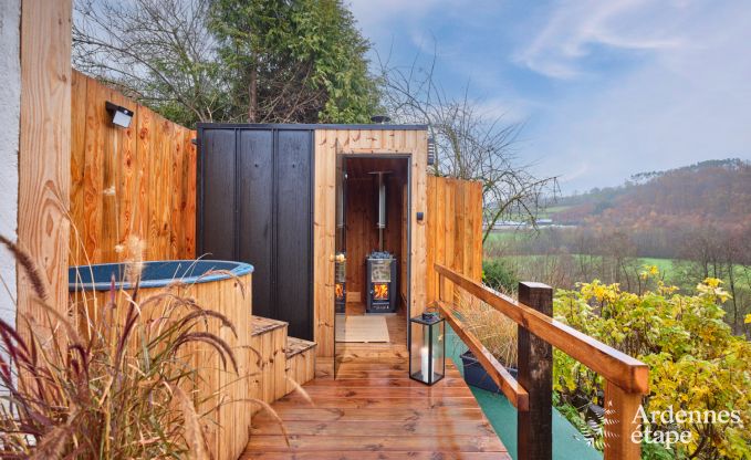 Gezellige chalet in Burg-Reuland: perfect vakantiehuis voor 6 personen met sauna en priv�tuin in de Oostkantons