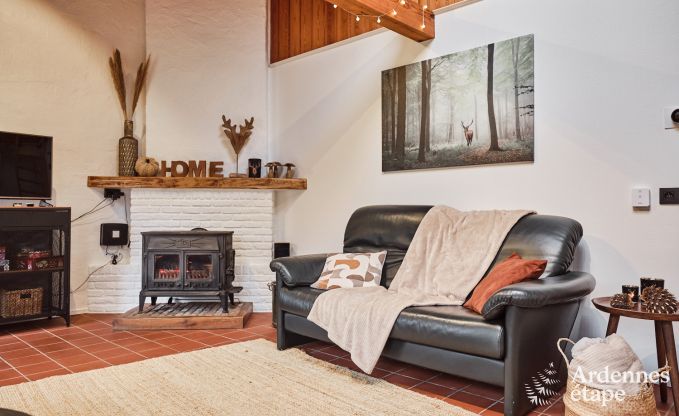 Gezellige chalet in Burg-Reuland: perfect vakantiehuis voor 6 personen met sauna en priv�tuin in de Oostkantons