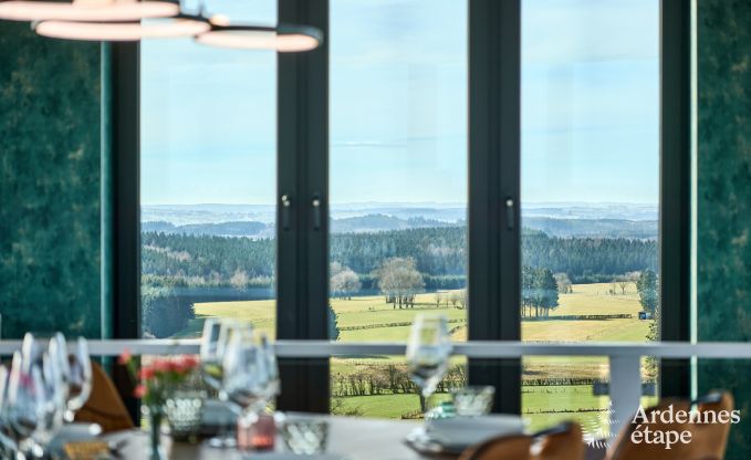 Luxe vakantiehuis in Butgenbach: watertoren met sauna, bubbelbad en panoramisch uitzicht voor 6 personen