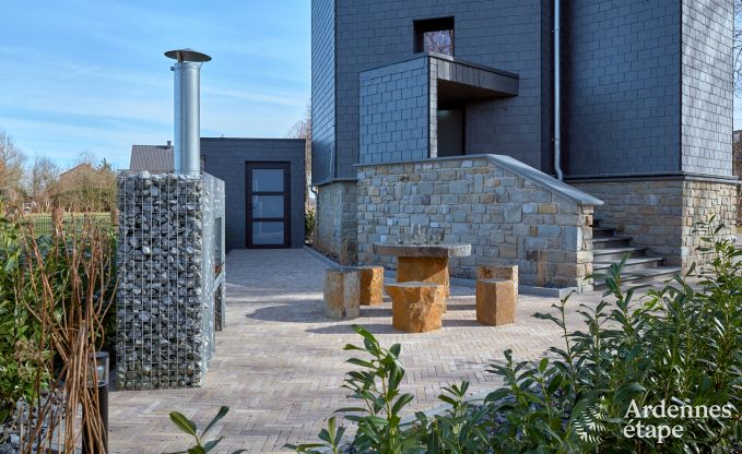 Luxe vakantiehuis in Butgenbach: watertoren met sauna, bubbelbad en panoramisch uitzicht voor 6 personen