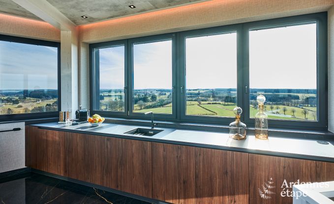 Luxe vakantiehuis in Butgenbach: watertoren met sauna, bubbelbad en panoramisch uitzicht voor 6 personen