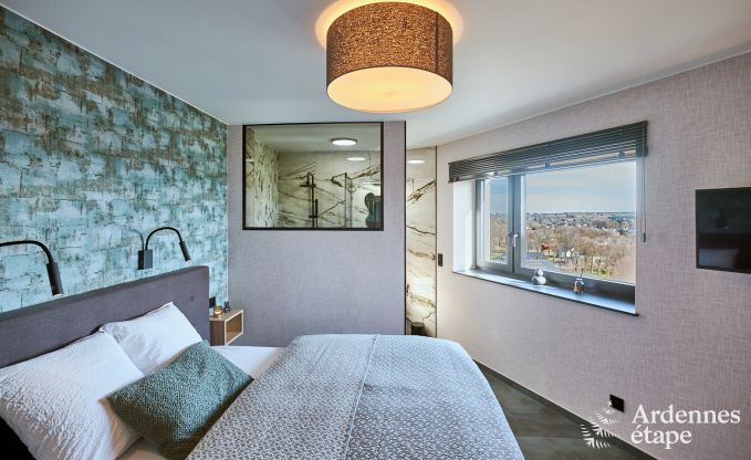 Luxe vakantiehuis in Butgenbach: watertoren met sauna, bubbelbad en panoramisch uitzicht voor 6 personen