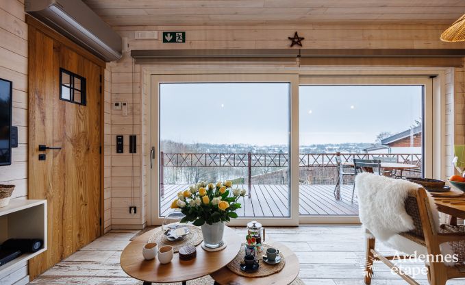 Chalet met uitzonderlijk uitzicht in Butgenbach voor 2 personen in de Ardennen