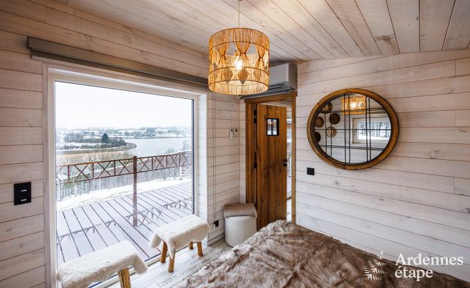 Chalet met uitzonderlijk uitzicht in Butgenbach voor 2 personen in de Ardennen