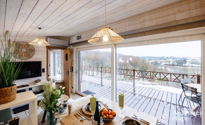 Chalet met uitzonderlijk uitzicht in Butgenbach voor 2 personen in de Ardennen