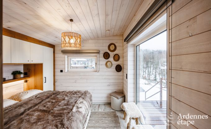 Chalet met uitzonderlijk uitzicht in Butgenbach voor 2 personen in de Ardennen