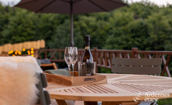 Chalet met uitzonderlijk uitzicht in Butgenbach voor 2 personen in de Ardennen