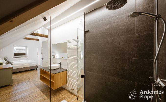 Uitzonderlijk verblijf in luxueuze villa in Butgenbach: 18 personen, binnenzwembad, sauna, in het hart van de Ardennen