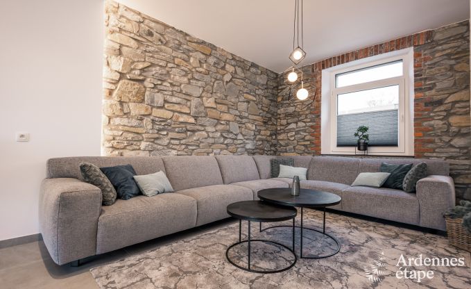 Uitzonderlijk verblijf in luxueuze villa in Butgenbach: 18 personen, binnenzwembad, sauna, in het hart van de Ardennen