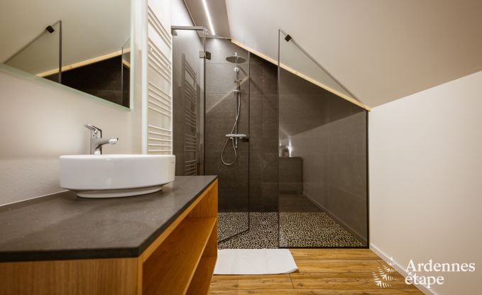 Uitzonderlijk verblijf in luxueuze villa in Butgenbach: 18 personen, binnenzwembad, sauna, in het hart van de Ardennen