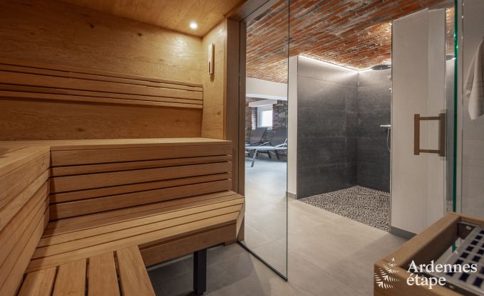 Uitzonderlijk verblijf in luxueuze villa in Butgenbach: 18 personen, binnenzwembad, sauna, in het hart van de Ardennen