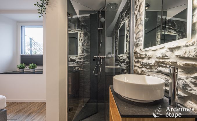 Uitzonderlijk verblijf in luxueuze villa in Butgenbach: 18 personen, binnenzwembad, sauna, in het hart van de Ardennen