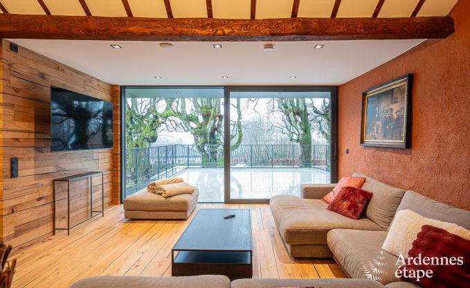 Ruime en luxueuze villa voor 14 personen met binnenzwembad in de Hoge Venen