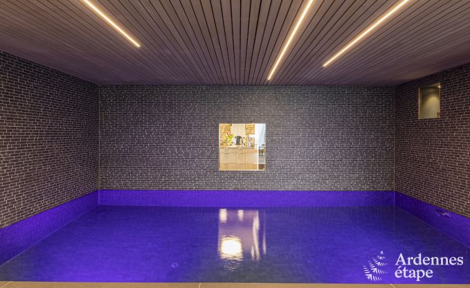 Uitzonderlijke vakantievilla voor 16 personen met binnenzwembad in de Hoge Venen