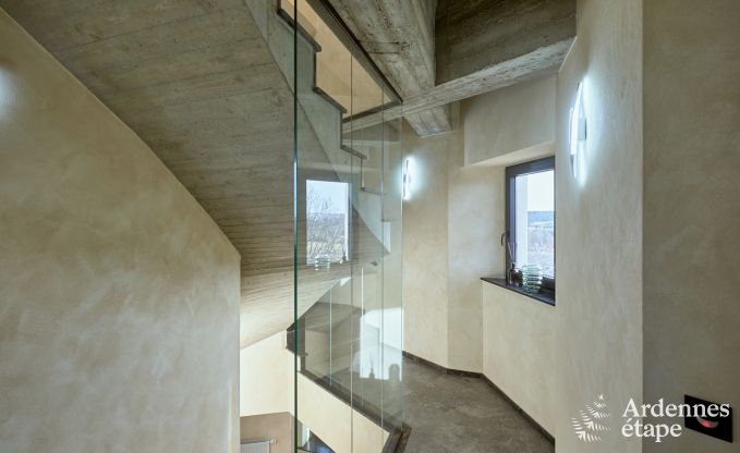 Luxe vakantiehuis in Butgenbach: watertoren met sauna, bubbelbad en panoramisch uitzicht voor 6 personen