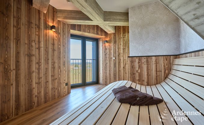 Luxe vakantiehuis in Butgenbach: watertoren met sauna, bubbelbad en panoramisch uitzicht voor 6 personen