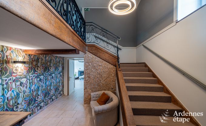 Luxueuze villa in Cerfontaine: perfect voor 14 personen, met binnen- en buitenzwembad, dicht bij de Lacs de l'Eau d'Heure