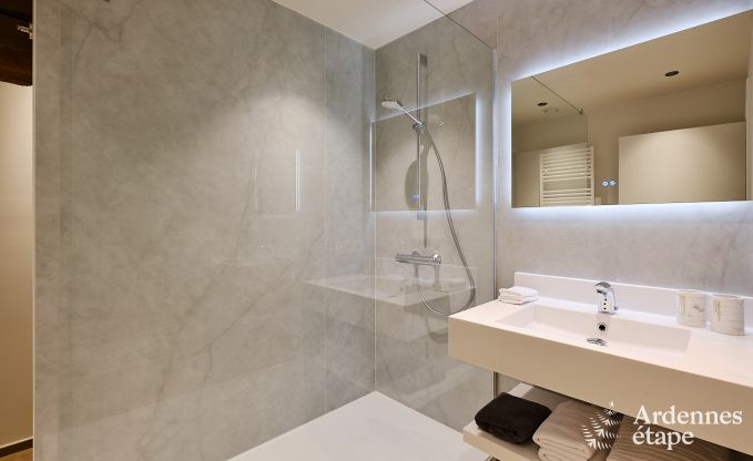 Ruime loft voor 24 personen in Chaudfontaine met10 slaapkamers, wellness met sauna en jacuzzi en priv�terras