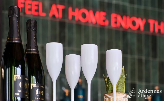 Ruime loft voor 24 personen in Chaudfontaine met10 slaapkamers, wellness met sauna en jacuzzi en privterras