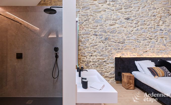 Ruime loft voor 24 personen in Chaudfontaine met10 slaapkamers, wellness met sauna en jacuzzi en privterras