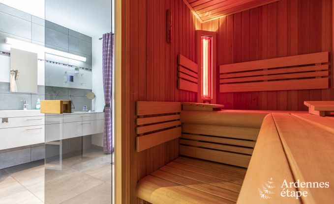 Charmante vakantiewoning in Chimay voor 12 personen met sauna, speelkamer en priv�tuin