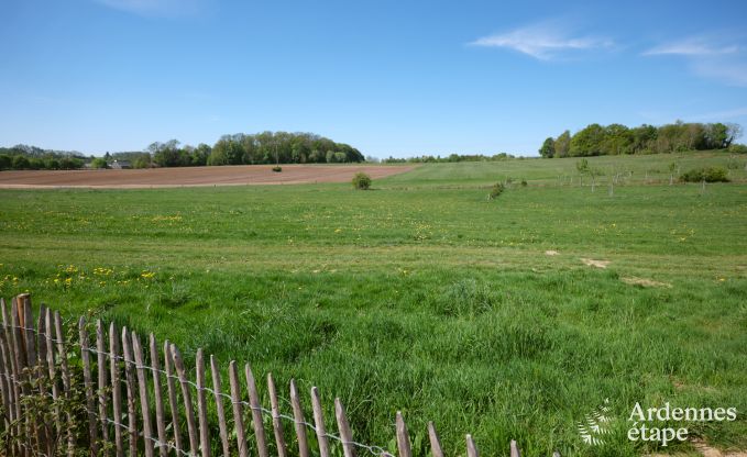 Comfortabele ecochalet voor 10 personen in Ciney met sauna en priv�tuin