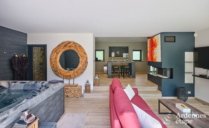 Luxueuze vakantiewoning voor 4 personen met zwembad, sauna en jacuzzi in Ciney