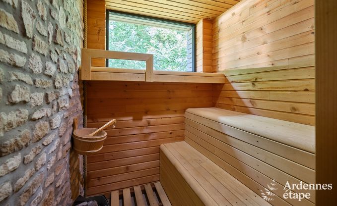 Luxueuze vakantiewoning voor 4 personen met zwembad, sauna en jacuzzi in Ciney