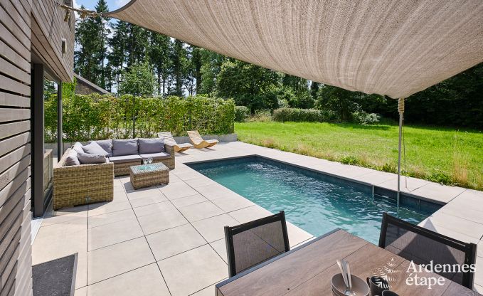 Luxueuze vakantiewoning voor 4 personen met zwembad, sauna en jacuzzi in Ciney