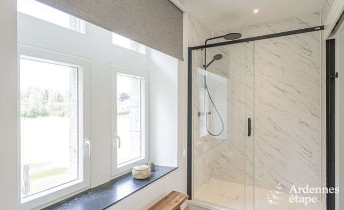 Ontspannende vakantie in de Ardennen: ruime luxe villa voor 10 personen in Ciney met sauna en tuin